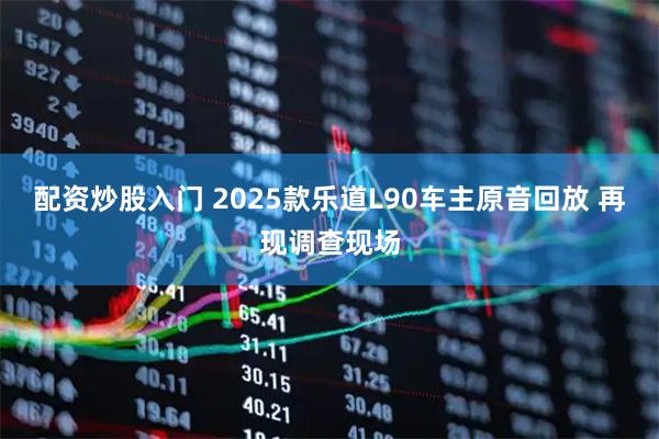 配资炒股入门 2025款乐道L90车主原音回放 再现调查现场