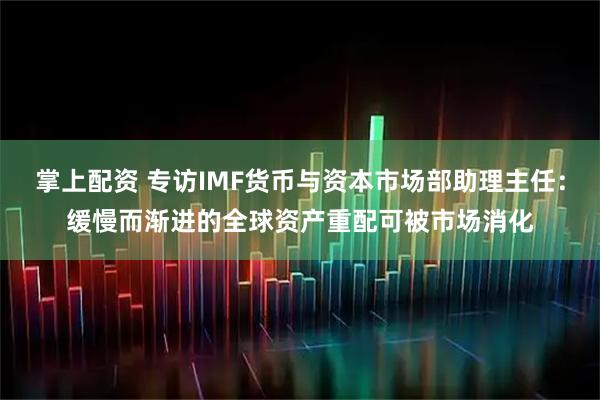 掌上配资 专访IMF货币与资本市场部助理主任：缓慢而渐进的全球资产重配可被市场消化