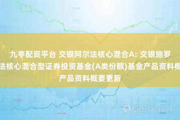 九亭配资平台 交银阿尔法核心混合A: 交银施罗德阿尔法核心混合型证券投资基金(A类份额)基金产品资料概要更新
