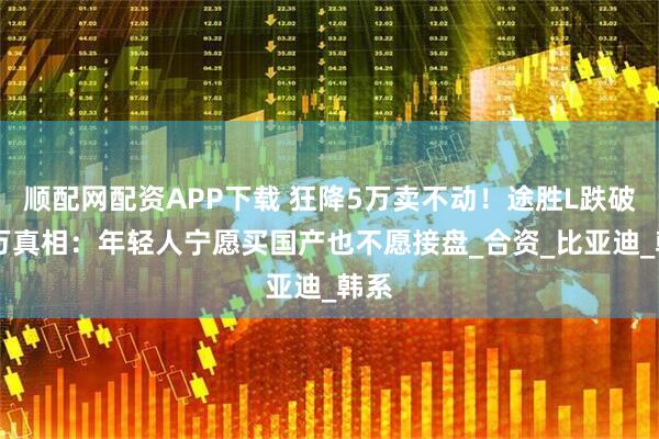 顺配网配资APP下载 狂降5万卖不动！途胜L跌破11万真相：年轻人宁愿买国产也不愿接盘_合资_比亚迪_韩系
